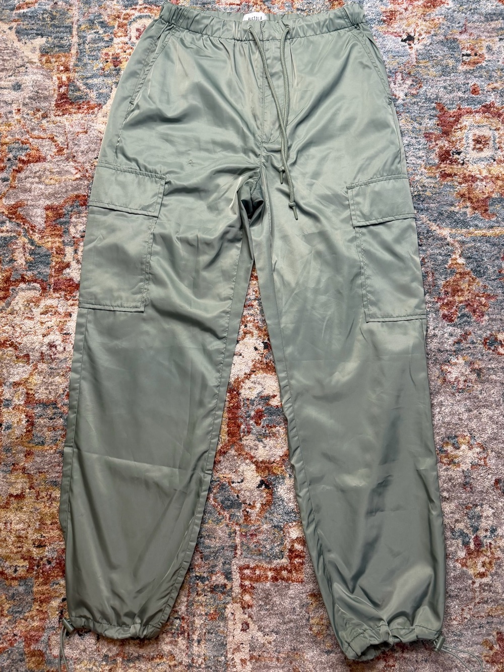 pistola Olive Green Cargo Joggers
